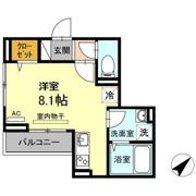 ハウス江原Ⅱの間取り画像