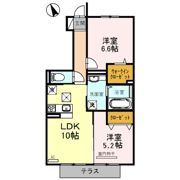 レセンテシャトーの間取り画像
