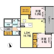 Clarus古市橋の間取り画像