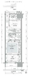 プレサンス ジェネ 新栄町駅前 葵の間取り画像