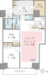 Brillia ist 東雲キャナルコートの間取り画像