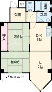 フルーヴェ1番館の間取り画像