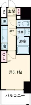 ディアレイシャス浅間町IIIの間取り画像