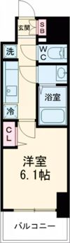 ディアレイシャス浅間町IIIの間取り画像
