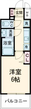 ディアレイシャス浅間町IIIの間取り画像