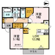 エスポワールの間取り画像