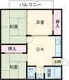 坂梨ハイツの間取り画像