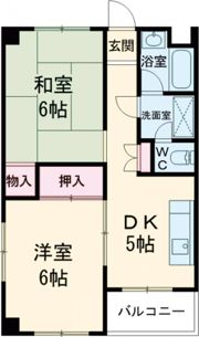 翠香マンションの間取り画像