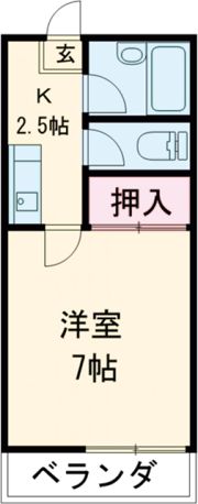コーポ東海Ⅲの間取り画像