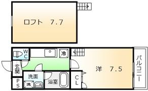 フジパレス北王子の間取り画像