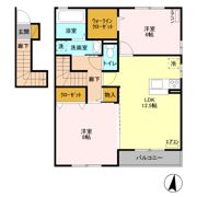 フォーゲルテラス オランジュ Ⅵの間取り画像