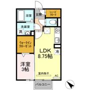 グランテラス 高力 B棟の間取り画像