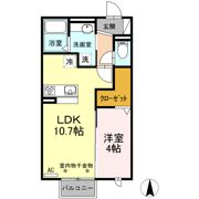 メゾン ラ・ヴェリテ Bの間取り画像