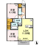 グランパルク東豊 Bの間取り画像