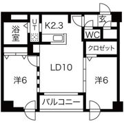 シティレジデンス桑園の間取り画像