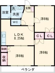 ロイヤルマンションⅠの間取り画像