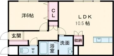クラークレールの間取り画像