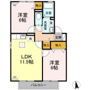 レフィナード A棟の間取り画像