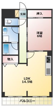 ハイデンスホンダの間取り画像