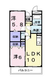 パルテール桑の木の間取り画像