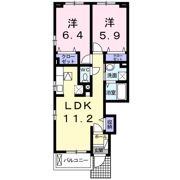 ライムM A棟の間取り画像
