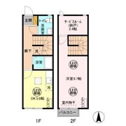 ファンテン・ヴィラ Dの間取り画像