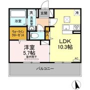 サン・グレース皆実Ⅰの間取り画像