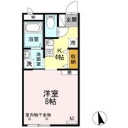プリシェール高松 Bの間取り画像