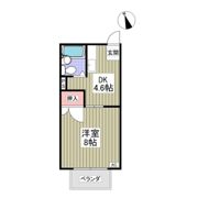 コーポ中本の間取り画像