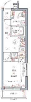 クレヴィスタ門前仲町の間取り画像
