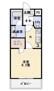 MGKの間取り画像