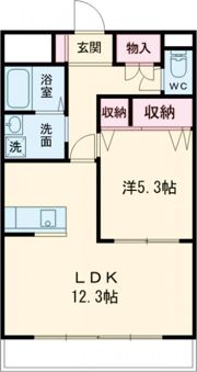 パークヒルズ山吹の間取り画像