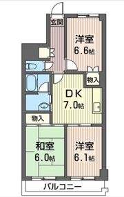 マンション田島の間取り画像
