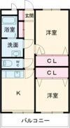 カーサ小川Ⅱの間取り画像