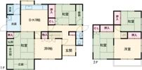 加古川市加古川町中津 貸家の間取り画像