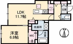 Clochette K （クロシェット）の間取り画像