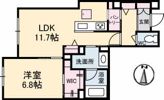 Clochette K （クロシェット）の間取り画像