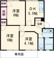 コーポリベールの間取り画像