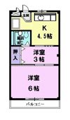 フェイマス師勝の間取り画像