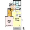 クローバー Bの間取り画像