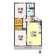 セジュール津福Lの間取り画像