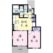 ワイズKⅡの間取り画像