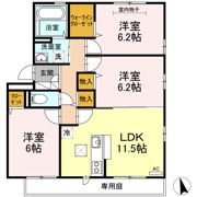 ランロード D棟の間取り画像