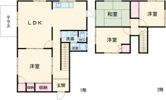 名張市つつじヶ丘一戸建ての間取り画像