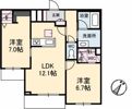 アベニール千鶴の間取り画像