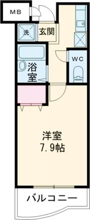 セゾンコート春木の間取り画像