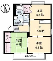 シャーメゾン西本町 B棟の間取り画像