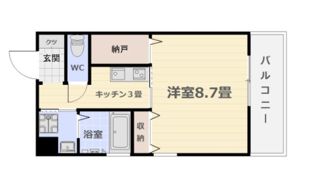 The stars mansion korimotoの間取り画像