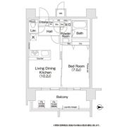 コンフォリア新宿の間取り画像