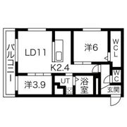 ラ・エスペランス麻生の間取り画像